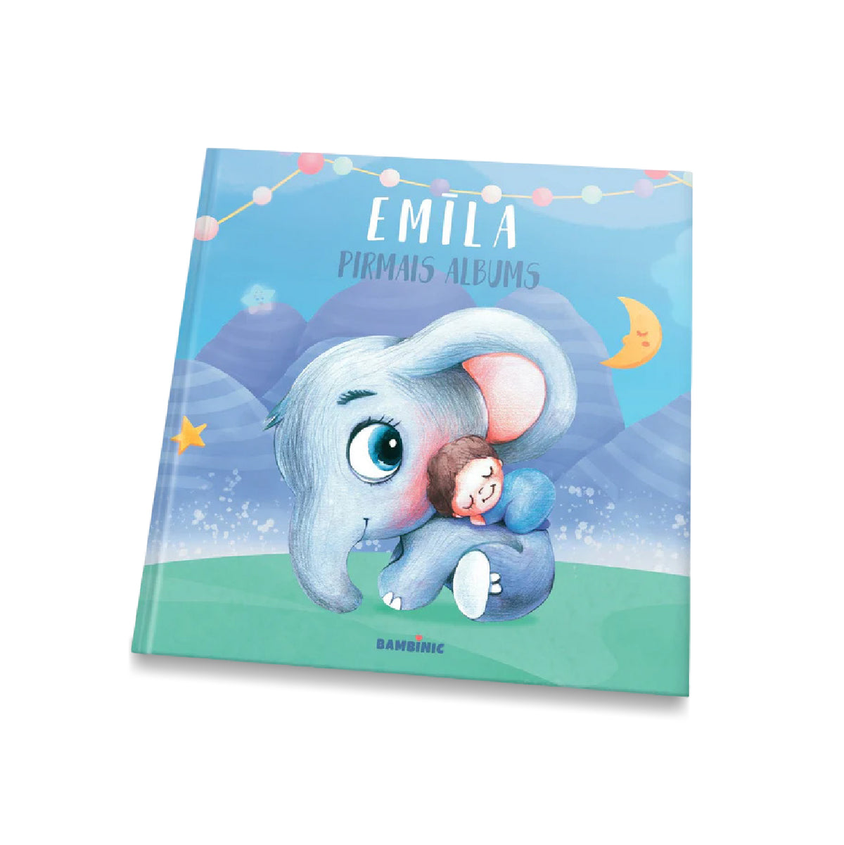 Zēna pirmais albums ar zilu vāku un zilonīša ilustrāciju